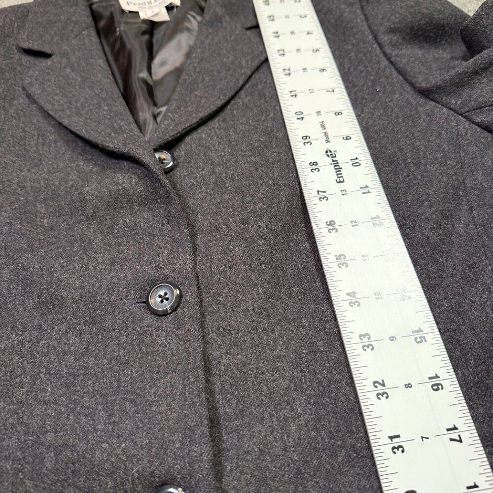 Vintage Pendleton Blazer 100% Virgin Wool Brown Tailored Jacket Womens Size 8 US - Picture 5 of 5